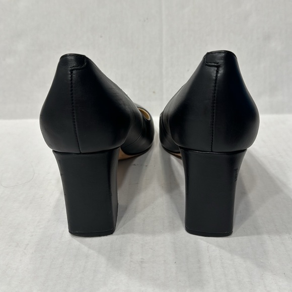 Marc Fisher Zala Black Leather Pumps 9.5M - Picture 2 of 8